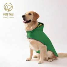 All Weather Dog Raincoat: Dual-Sided Waterproof Coat With Polyester Fiber PU Coating And Quick-Adjust Closure