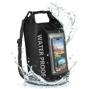 Marine IPX6 Waterproof Dry Bag 67.63oz - Mobile Phone Storage Bag - Boating & Kayak Accessories - Essentials For Camping Swimming Beach Fishing Rafting Travel. 1pc 67.63oz Portable Waterproof Storage Bag, Mobile Phone Case Purse Wallet For Outdoor Sport Summer Vacation Holiday Pool Sport Bag For Sports For Fitness For Exercise Travel Bag For Vacation For Women For Men Travel Essential Durable Swimming Bag Waterproof Bag Beach Bag For Swimming For Beach