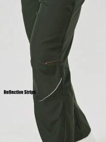 YOMEGO Pantalon de sport léger pour hommes au printemps avec bandes réfléchissantes - Respirant et séchage rapide pour la randonnée, la pêche, le cyclisme | Comprend une ceinture et 3 poches zippées