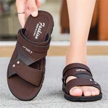 2025 New Thick Sole Plus Size Slippers, Breathable Beach Sandals, Casual Dual-Use Shoes, Lightweight & Comfortable Waterproof Non-Slip Soft Bottom Driving Beach Shoes For Young And Middle-Aged