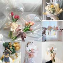 5 quả bóng bong bóng trong suốt cỡ lớn, đường kính 45/50/60/75 cm, hai lỗ, trong suốt như pha lê và độ đàn hồi cực tốt. Hoàn hảo để đựng đồ ăn vặt, hình cầu hoàn hảo - Lý tưởng để trang trí tiệc sinh nhật lãng mạn, hoàn hảo để trang trí bóng bay sinh nhật lãng mạn - trắng - Xem 8