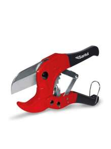 Plastic Pipe Cutter 1 5/8" Opening Cuts PVC, CPVC And PPR - 紅色 - 查看 1