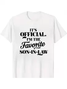 Unisex 100% Cotton T - Shirt For The "Favorite Son - In - Law"