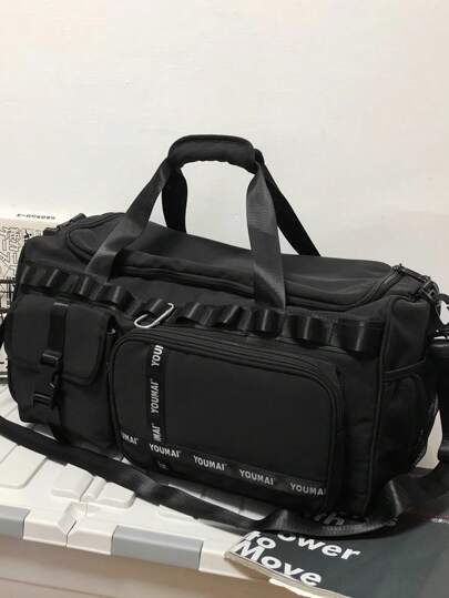 户外韩版时尚防水大号旅行袋带鞋子收纳干湿物品分离袋适用于学校用品学校用品