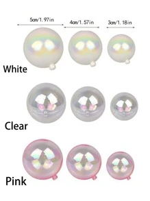 6-18 món trang trí bánh bong bóng nhiều màu sắc, đồ trang trí bánh tự làm, đồ dùng cho tiệc cưới, kỷ niệm, sinh nhật, trang trí bánh nướng, ngày Valentine. - Nhiều màu - Xem 11