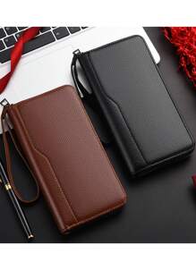 1 szt. Długi zamek błyskawiczny Duża pojemność Wieloslotowa torba kopertówka biznesowa Litchi Pattern, odpowiednia dla nastolatków Lato Casual Outdoor Sport lub wakacje Podróże lub prezenty na ukończenie szkoły lub akcesoria do sukienek urodzinowych