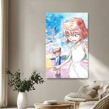 Framed   Popular Anime Fan Collection Posters Popular Vintage Canvas Wall Art Abstract Art Canvas Holiday Printed Gifts Bedroom Office Living Room Cafe Wall Decoration   Birthday Party Decor, Mother's Day New Year Easter Gift,   Home Living Room Office Wall Decor, Perfect Gift And Wall Decoration - Framed - View 4