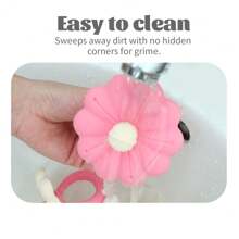 1pc Flower Silicone Baby Teether, Easy To Grip And Clean, Gift For Newborn Babies - Multicolor - View 7