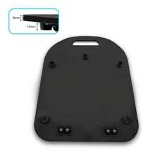Tapete deslizante antideslizante para Thermomix, accesorios para olla multifuncional, apta para modelos TM6/TM5, tablero acrílico antideslizante de alta calidad con asa, patas de silicona antideslizantes, patas de goma antideslizantes, bloques deslizantes de teflón