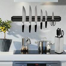 Magnetic Knife Holder For Wall | Magnetic Knife Rack For Tools And Knives | Bar Knife Magnets For Walls, Multipurpose Magnetic Knife Strip Kitchen Knife Holder For Storage Kitchen Garage Studio Tool
