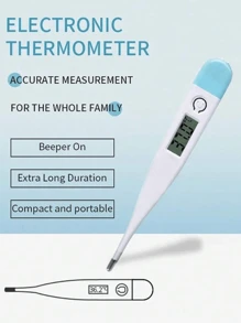 2pcs Digital Oral Thermometer For Adults, 10 Seconds Fast Reading