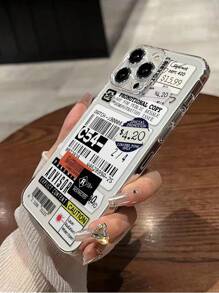 1 个穿孔高透明度价格标签彩色涂漆加厚防摔手机壳，兼容 Redmi 11 Youth、12 Pro、12/12X、Note 11、9A、9C、Polox3 NFC、Redmi 10、Redmi 9、Note 9、12C、Note 11 Pro、Redmi 10C、Note 8 Pro 手机壳保护套防水防震防刮