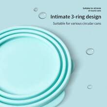 Portable Silicone Dog Cat Canned Lid 2-In-1Food Sealer Spoon Pet Cover Storage Fresh-Keeping Lids Bowl Dog Accessories