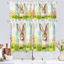 1pc/2pcs Easter And Spring Festival Kitchen Holiday Decorations,Featuring Cute Bunny,Egg,Truck,Flower,And Grass Patterns.Perfect For Party Decorations And As Gifts For Friends Suitable For Use In Kitchens,Dining Room,Holiday Parties And Celebrations - Різнокольоровий - Переглянути 2