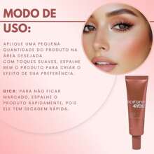 Blush Líquido And Eyeshadow Bright 4you Océane CHERRY/CORAL - CHERRY/CORAL - Visão 2