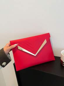 New Fashion Vintage Women Envelope Bag, Minimalist Design Small Niche Solid Color