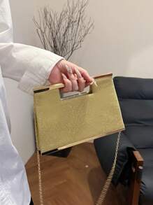 新款奢华闪亮大容量手提包，公主风格女士手提包，适合派对、聚会、晚礼服、KTV - 彩色 - 查看 5