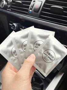 4入汽車更換香氛芯桃子香味片 - 淺粉色 - 查看 2