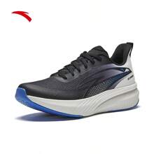 Anta 云纵男士轻便减震跑步鞋2025春季新款黑色防滑运动运动鞋