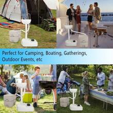 New Camping Hiking Hygiene Wash Set Hand Wash Sink Basin