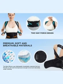 Unisex Adjustable Shoulder Strap, Comfortable And Breathable Design, Enhances Body Confidence, Lightweight And Flexible, Ideal For Daily Wear, Office Use, Sports And Fitness