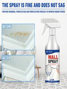 Wall Repair Direct Spray Paint, Covers Stains, Peeling Wall Paint, Anti-Moisture Wall Paint Crack Repair