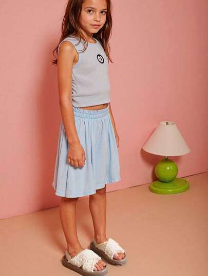 Mädchen kleines Parfüm mit Sandalen Sommer Mädchen Ausländischer Stil einfach Lässig weich Sohle rutschfest Strandschuhe für Kinder