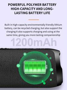 T&G TG-227 Tragbarer Bluetooth-Lautsprecher mit farbigen Ambientlichtern, hochauflösendem Mikrofon und eingebautem Akku, elegant/stylisch, unterstützt AUX, TF-Karte und USB-Eingang, unterstützt auch UKW-Radio, mit Aufhängeseil, geeignet für Innenveranstaltungen zuhause und Outdoor-Camping, Gesang, TG227