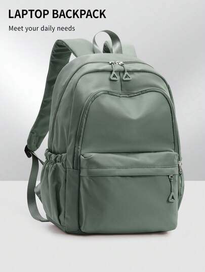 กระเป๋าเป้ใส่แล็ปท็อปความจุขนาดใหญ่สำหรับผู้หญิง, กระเป๋าเป้สะพายหลังลำลองสไตล์คลาสสิก กระเป๋านักเรียนน้ำหนักเบาสำหรับเด็กผู้หญิงเด็กผู้ชาย, กระเป๋าเป้สำหรับเด็กผู้หญิง ป้องกันการโจรกรรม กระเป๋าเป้ใส่แล็ปท็อปขนาด 15.6 นิ้ว กระเป๋าทำงาน กระเป๋าเดินทาง กระเป๋าใส่หนังสือ กระเป๋าคอมพิวเตอร์ ของขวัญสำหรับผู้ชายผู้หญิง รุ่นใหม่และรุ่นเก่าจะถูกจัดส่งแบบสุ่ม