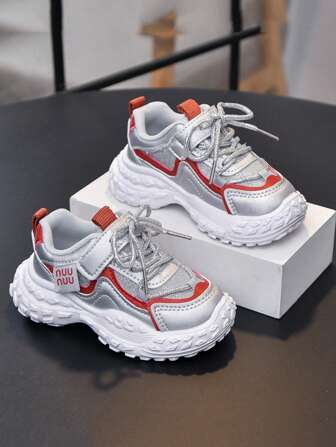 Infant Sneakers For Boys & Girls, Fashion Versatile Non-Slip Soft Sole Outdoor Sports Shoes