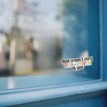 1 张不太以数据为导向的贴纸 – 适用于分析师、研究人员和行为技术人员的有趣数据科学乙烯基贴纸 | 适用于笔记本电脑、水瓶、日记本等的办公室幽默 | 防水、防紫外线 - 彩色 - 查看 10