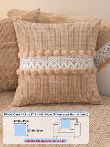 1pc Chenille Jacquard Sofa Cover , Couch Protector For Four Seasons, Universal Furniture Cover For Bedroom, Office, Living Room Home Decor Gifts Birthday Graduation - Multicolor - View 51