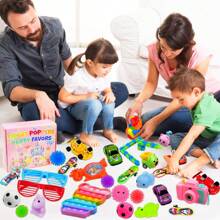 380pcs Party Favors For Kids, Christmas Fidget Toys Pack, Birthday Toys, Prize Box, Goodie Bag Stuffers,Carnival Prizes - 彩色 - 查看 7