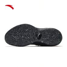Anta 6 双 PG7 篮球鞋，技术先进的专业篮球鞋，具有稳定的支撑、防滑、设计 - 黑/火山灰 -1 - 查看 5