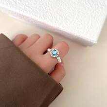 7-częściowy zestaw biżuterii z pereł w kolorze morskim, elegancki styl retro, niebieskie kolczyki z pereł, niebieski naszyjnik z pereł, niebieska bransoletka z pereł - odpowiedni do codziennego noszenia przez kobiety