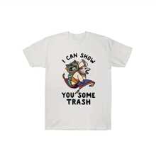 Men's Cotton T-Shirt With Unique Animal   Letter Print - Casual Loose Fit, Black   White   Perfect For Summer, Machine Washable(1)