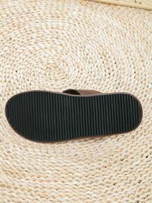 男士阿拉伯风格正装凉鞋 - 咖啡棕 - 查看 7