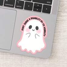 1PC Miếng dán Đừng phán xét người khuyết tật – Miếng dán vinyl dễ thương nhận thức về sự khác biệt thần kinh | Miếng dán ủng hộ người khuyết tật vô hình cho ADHD, sức khỏe tâm thần và tính hòa nhập | Đồ trang trí máy tính xách tay, sổ tay và bình nước - Nhiều màu - Xem 5