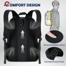 NEWHEY Baseball Bag For Men Lightweight Softball Bat Bag With Shoe Compartment, External Helmet Holder And Fence Hook Waterproof Baseball Backpack Hold T-Ball, Bat And Softball Equipment Summer Springbreak Step Into Spring Beach Bag Travel Bag - Multicolor - View 9