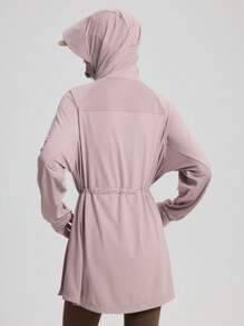 TECTOP Women's Outdoor UV Protection Hoodie, UPF200+, Mid-Length, Drawstring Waist Design, Breathable & Cool, Spring/Summer