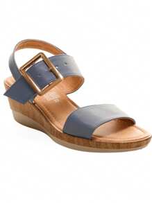 Greco Designs Plataformas Bajas Sandalia Plantilla Comoda Moda Para Dama