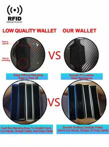 1pc Men's Minimalist Ultra-Thin Blocking Wallet Coin Purse Card Holder Aluminum Alloy With Side Push Function Suitable For ID Driver's License Gift For Thanksgiving Christmas Valentine's Day For Men Wallet Mini Wallet Purse Wallet Rfid Wallet Card Wallet
