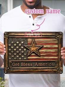 Personalized Metal Tin Decorative Plaque, Spring Revive Art Decor, Indoor Outdoor Home Holiday Gift, Perfect 8x12 Inch Metal Decoration Gifts Birthday Graduation