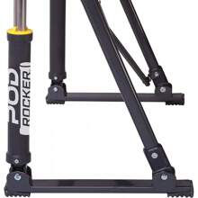 Pod Rocker Outdoor Rocking Chair With SunShade Canopy - Blue - View 6