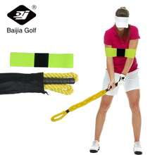 Golf Swing Rope Training Set Golf Swing Practice Auxiliary Tool Correct Swing Posture And Master Swing Rhythm - Yellow - View 3