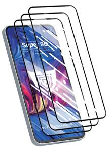 ZYONS 3 件超级 9D Redmi 所有型号，全覆盖高清全胶 2.5D 9H 经济实惠的 Android 手机屏幕保护膜带钢化玻璃，适用于 Redmi Note 14/13 Pro Max/12R/11 Lite/10S/9A/8/T/Redmi 14C/13C/11 Prime/10 2022/9i Power/A5/A4/A3/A2+/A1/K80/K70 Pro/K60 Ultra/K50/K40/K30 系列 - 3pcs - 查看 2