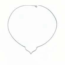 一条美人鱼铜镶锆石节日礼仪女孩百搭法式精致日常休闲优雅时尚女士项链 - 人魚姬頸鍊 - 查看 6