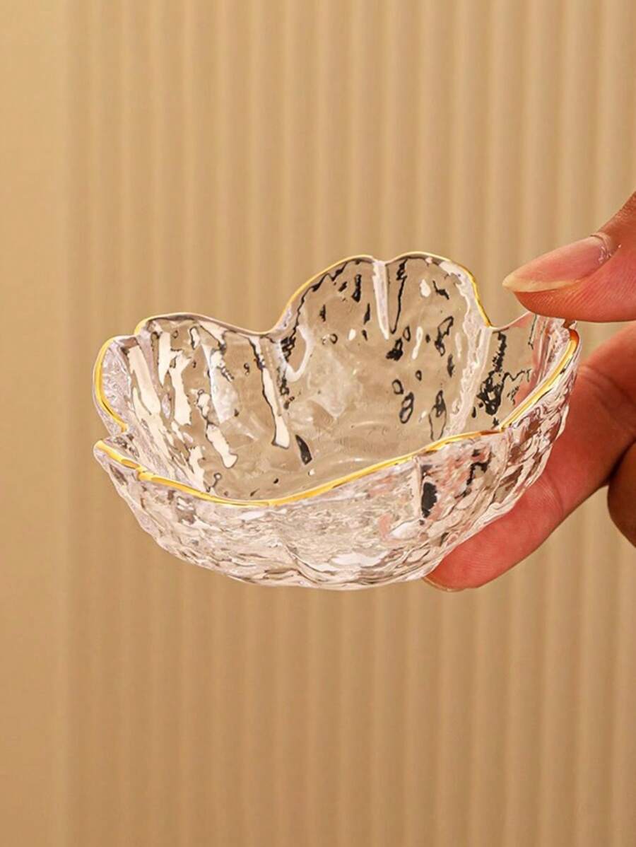 日式樱花玻璃调味碟酱汁盘家用小碗火锅醋碟 - 彩色 - 查看 1