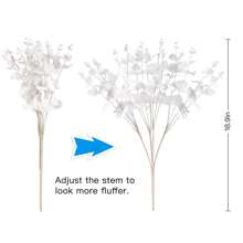 1/2/3pcs Artificial Eucalyptus Leaves, Fake Green Plants With 16 Forks For Diy Flower Wall, Scene Layout, Living Room And Bedroom Vase Flower Arrangement, Wedding, Party Decor, Desk Stuffing.Autumn And Spring Leaf Harvest, Room Decor, Home Decor, Kitchen Decor, Wedding Decor, Table Decoration, Centerpieces, Office Decor, Garden Decor, Outdoor Decor Gifts Birthday Graduation