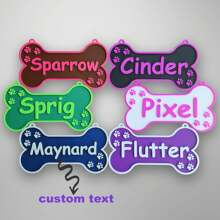 Personalized Dog Crate Sign, Custom Kennel Nameplate, Toy Box Sign, Hanging Doghouse Decor, Dog Gift Idea Ornamental Stylish,Fashion,Colorful,Vintage,Cute,Contracted,Cuties Custom,Unique,Customized,Personalized Pet For Anniversaries,For Birthdays